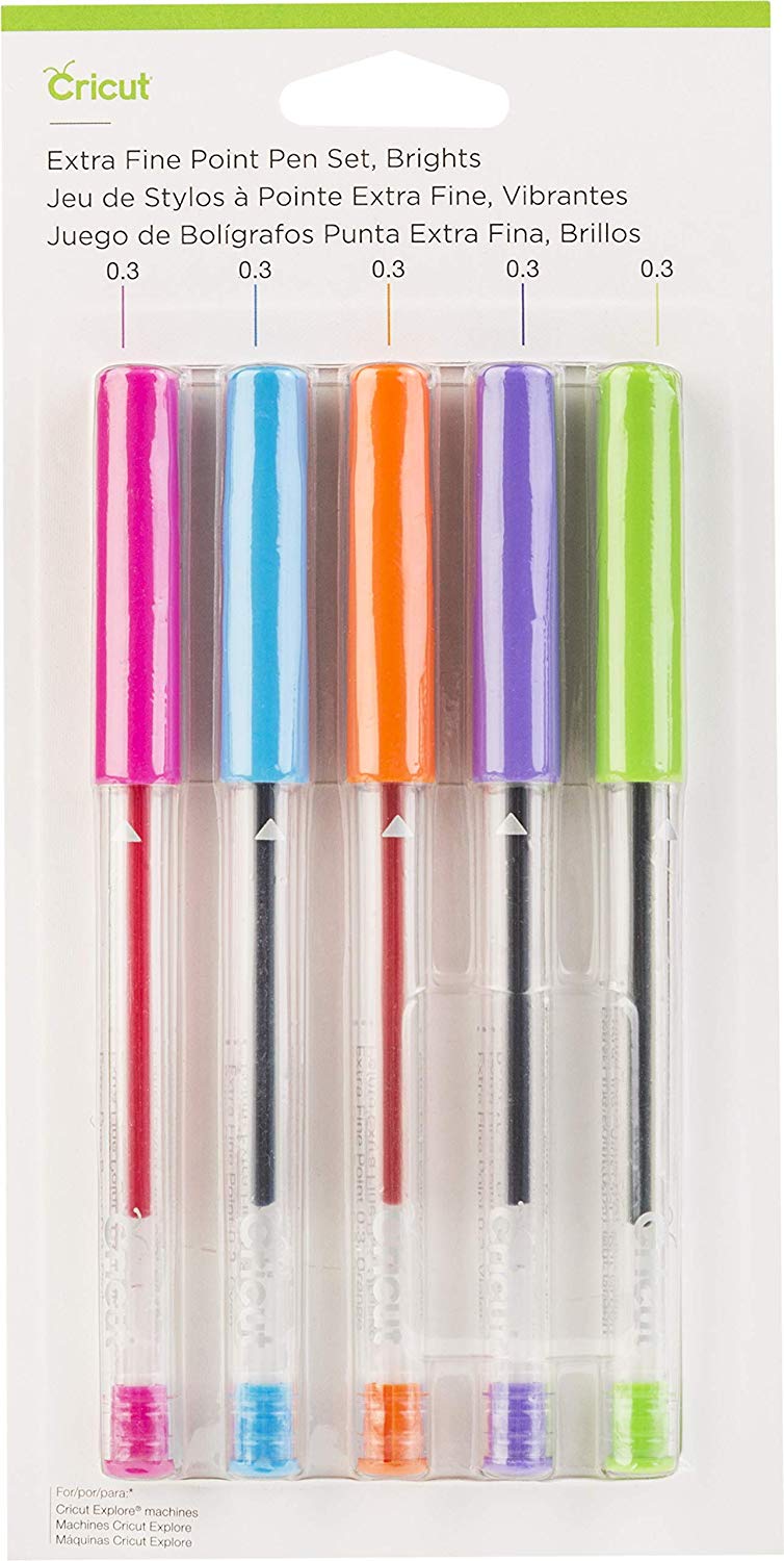 Cricut Zeichenstifte-Set leuchtend (Extra Fine Point Brights Set)