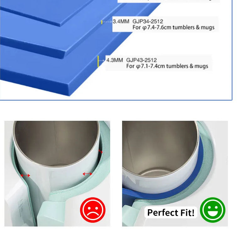 Silikon Einlage für Cricut Mug Press