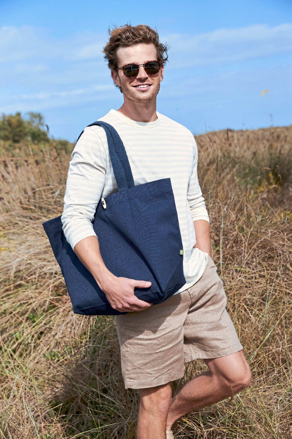 Baumwolltasche mit Knopf - Simply Kreativ Schweiz
