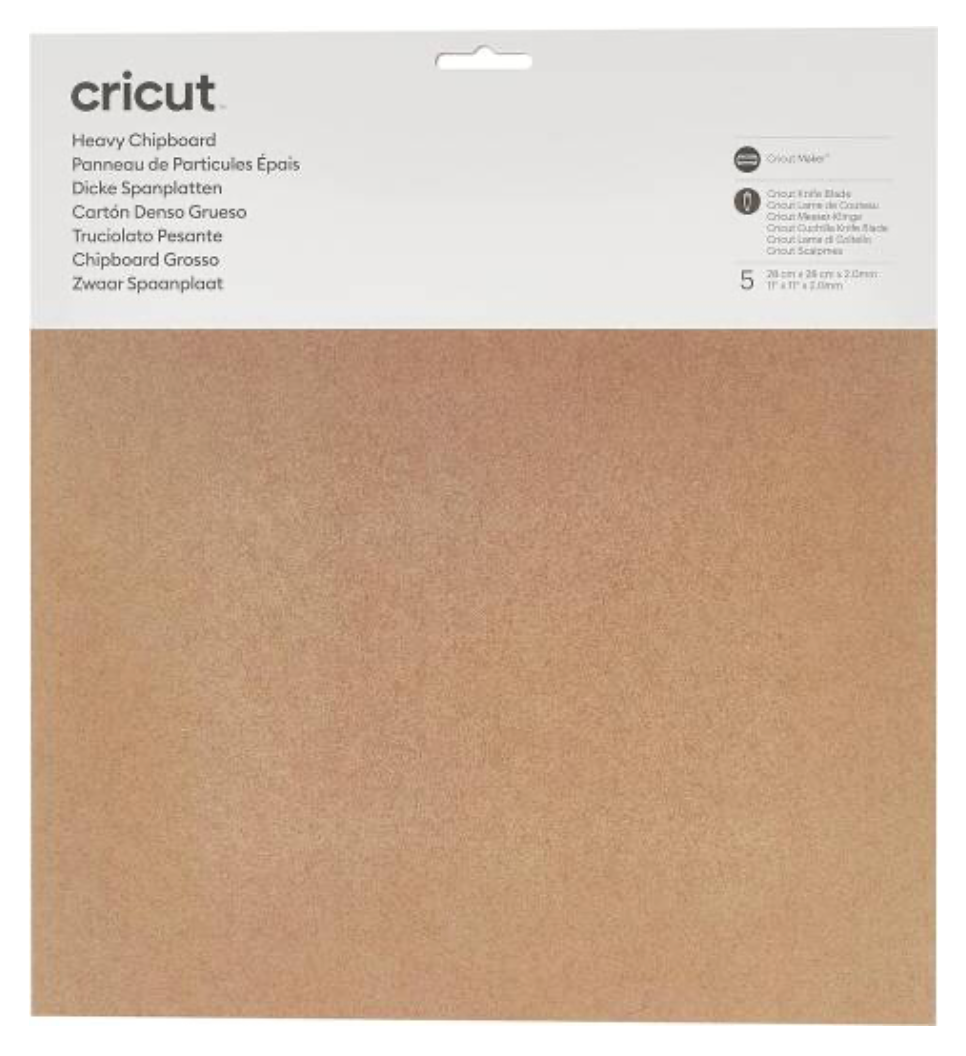 Cricut Heavy Chipboard, dicke Spanplatte