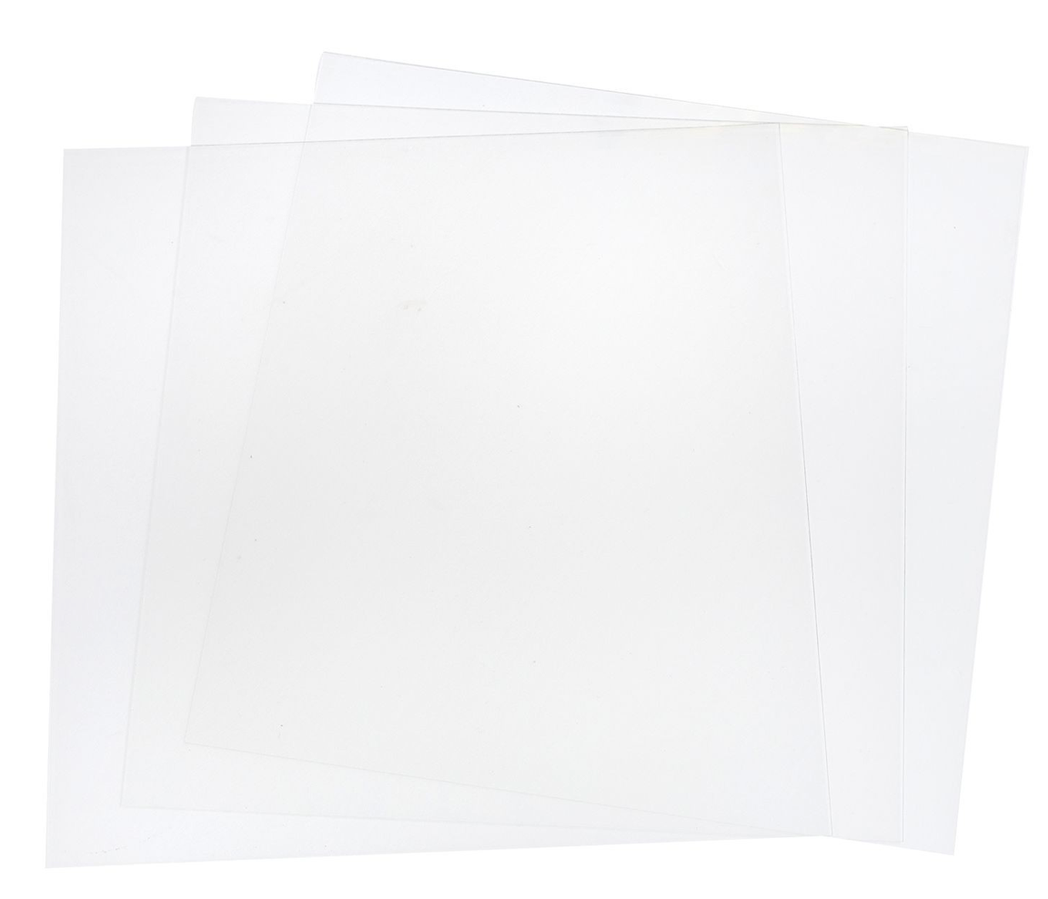 Etch Quill - Etch Plastik Blätter 6 Sheets transparent