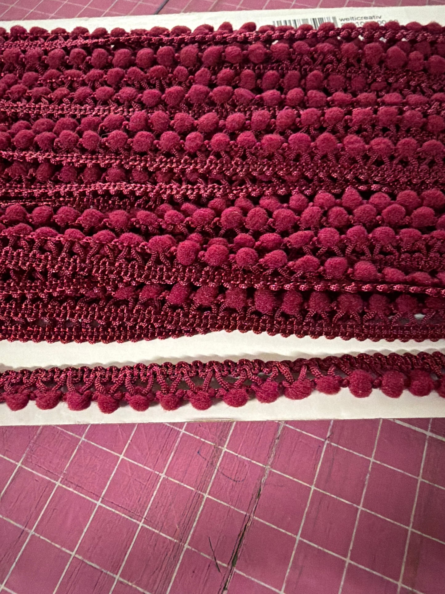 Pompon-Borte Mini Meterware (ab 0.5 Meter)