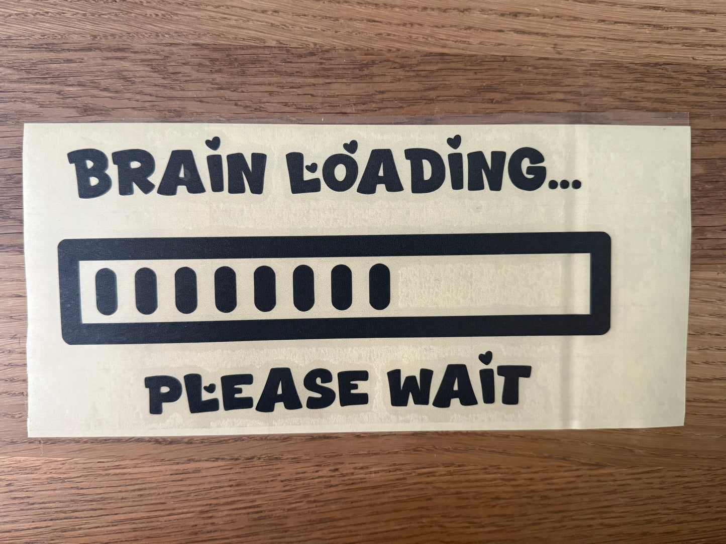 Freebie, Brain loading…