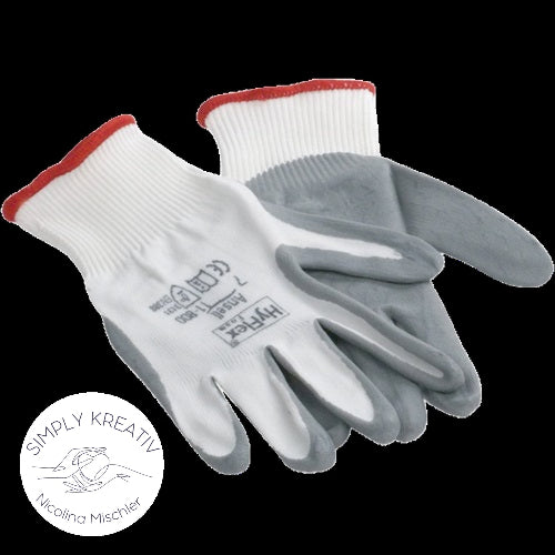 Hitzebeständige Handschuhe zum Bearbeiten von Sublimationshandschuhen direkt aus dem Ofen - Simply Kreativ Schweiz