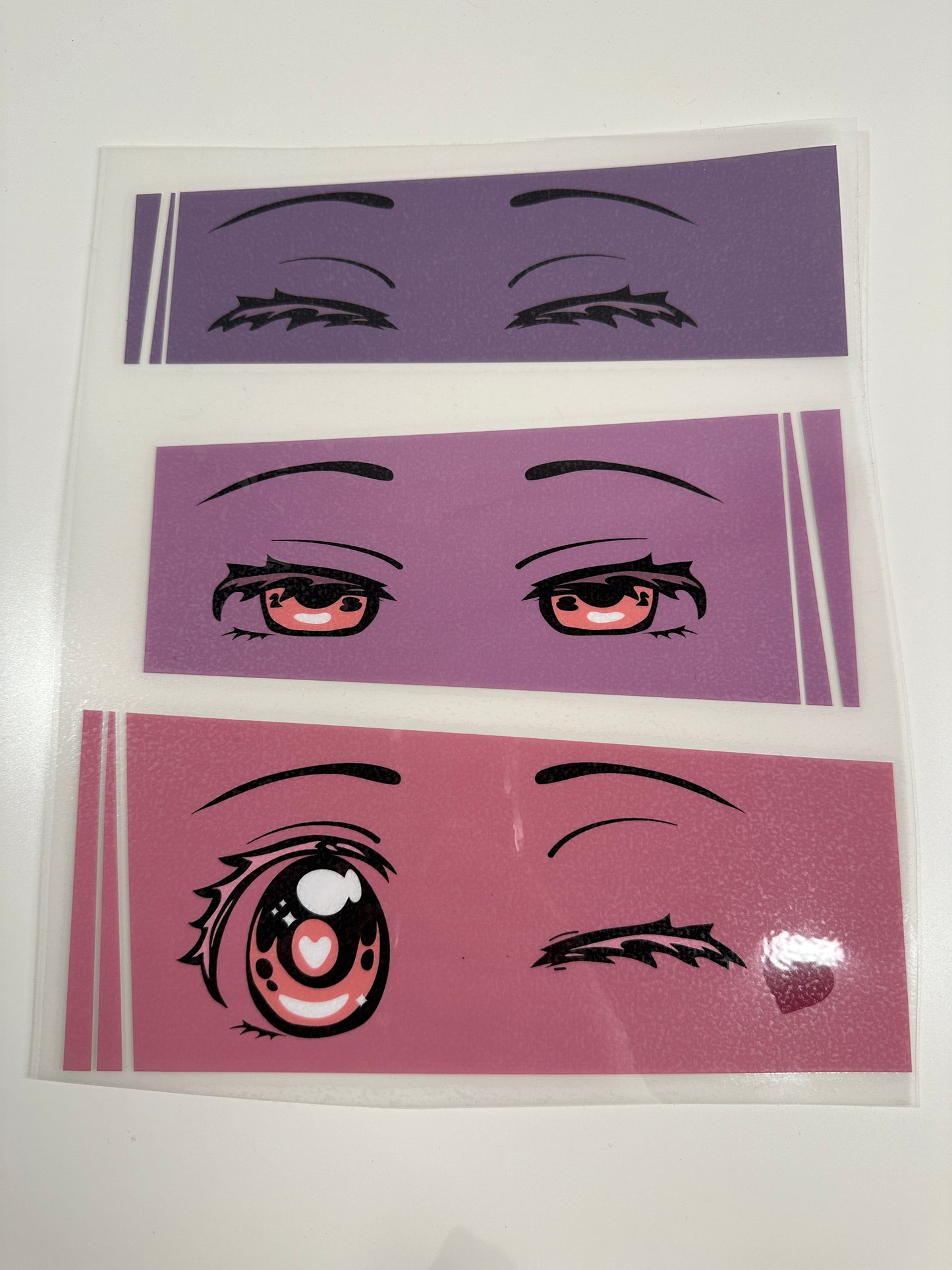 Bügelbild Anime Augen verlauf