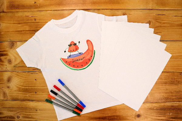 Textilfolie um mit dem Haushaltsdrucker selbr Designs zu erstellen.