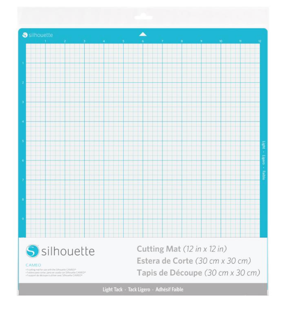 Silhouette Schneidematte 12×12 Zoll mit leichter Haftung für empfindliche Materialien - Simply Kreativ