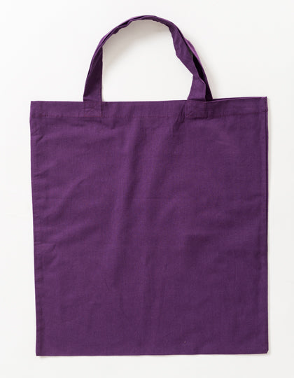 Baumwolltasche 38x42 kurzer Henkel
