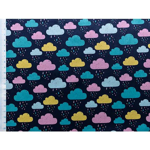 Baumwolle Tom Bunte Regenwolken