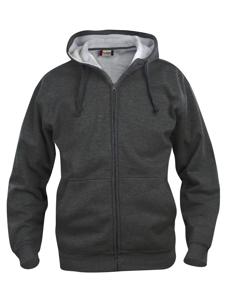 Basic Hoody Full Zipp, Jäggli