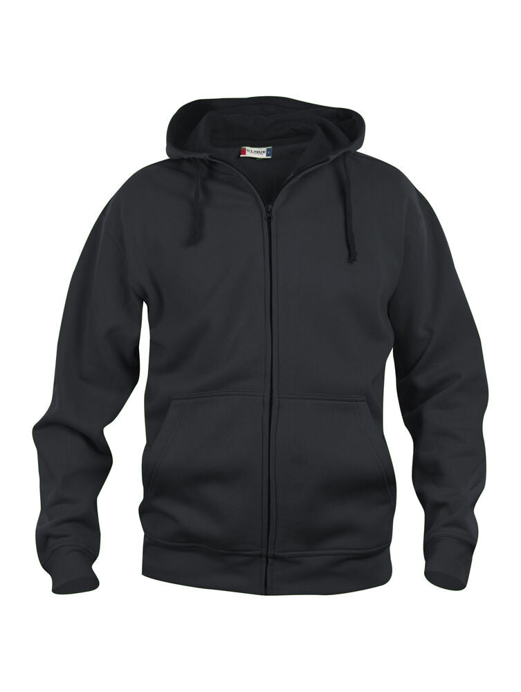 Basic Hoody Full Zipp, Jäggli
