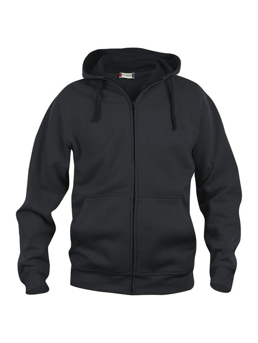 Basic Hoody Full Zipp, Jäggli
