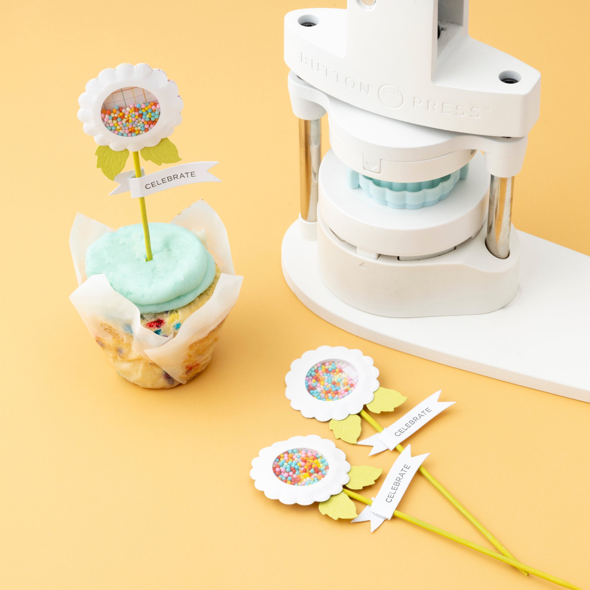 Button Press Rohlinge Shaker Shapes - 15 Stk