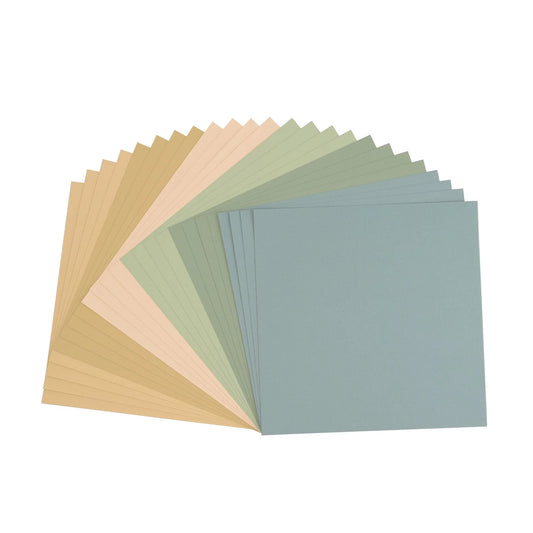 Florence • Tonkarton Multipack 216g Textur 30,5x30,5cm Beach 24x