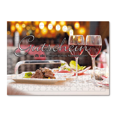 Kartonpuzzle mit Rahmen