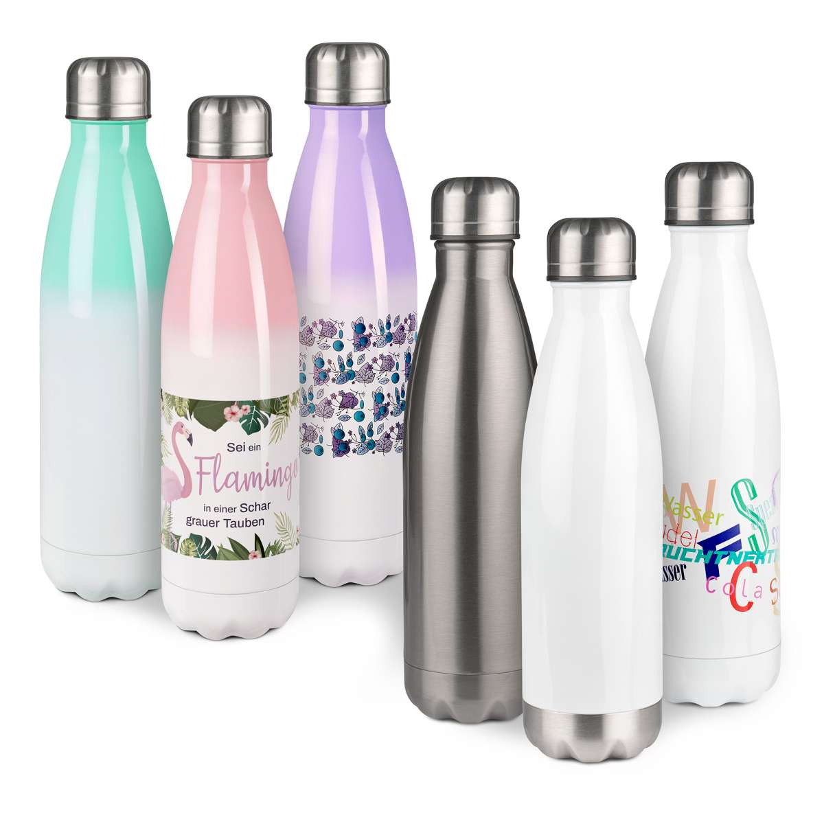 Edelstahl-Thermoflasche, 500 ml