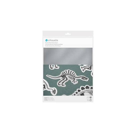 Silhouette Stickerpapier Metallic Silber