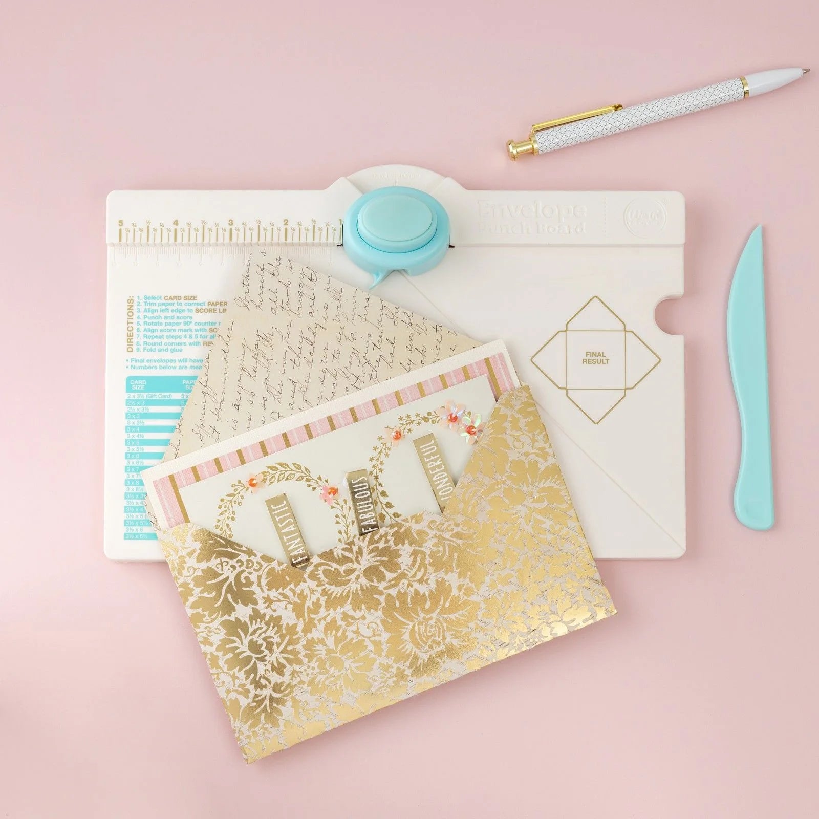 We R Punch Board - Stanzbrett für Umschläge