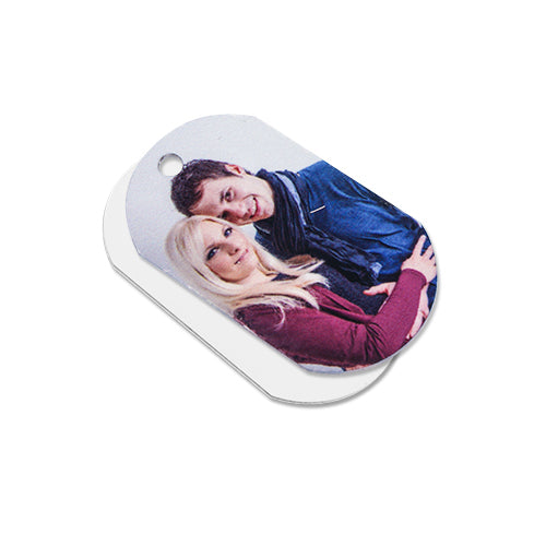 Alu-Anhänger in verschiedenen Farben