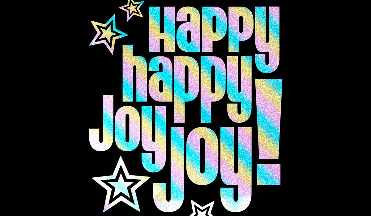 Die Siser® Twinkle rainbow Flexfolie (Textilfolie) zum Aufbügeln