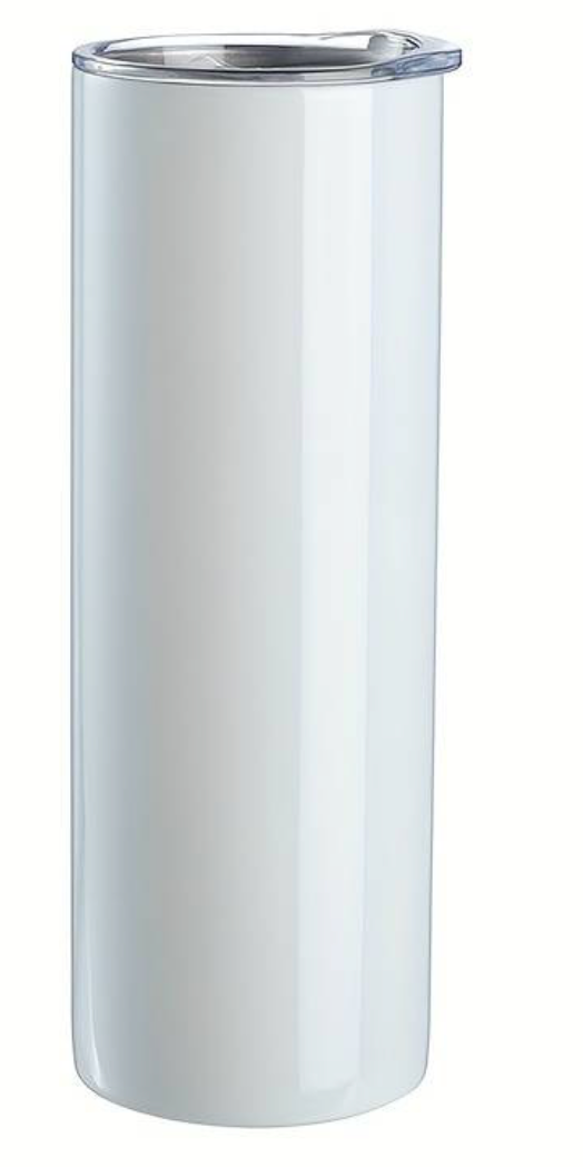 Edelstahl-Becher Tumbler 20 oz, mit transparentem Deckel