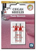 Organ Nadel, Doppelnadel, Zwillingsadel, Stretch, 75/2.5