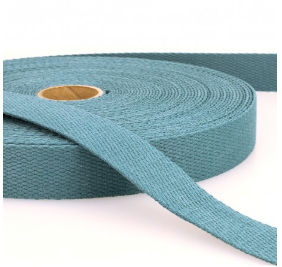 Gurtband Uni, 3 cm, Baumwolle, Meterware (ab 0.5 Meter)