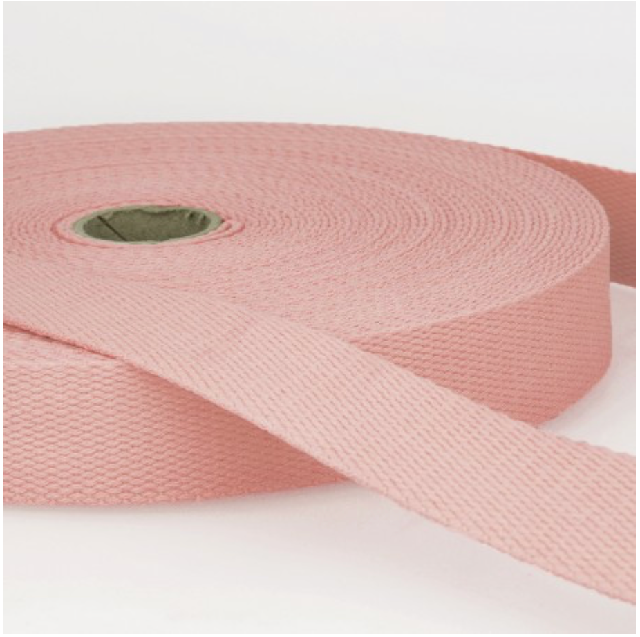 Gurtband Uni, 3 cm, Baumwolle, Meterware (ab 0.5 Meter)