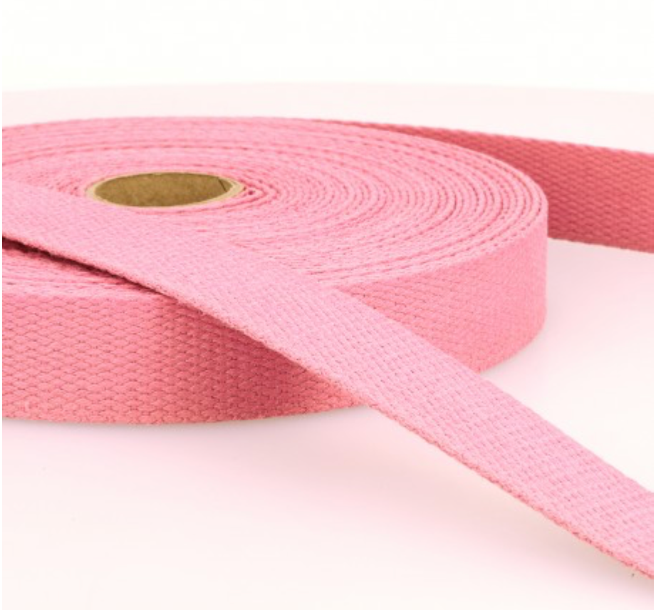 Gurtband Uni, 3 cm, Baumwolle, Meterware (ab 0.5 Meter)