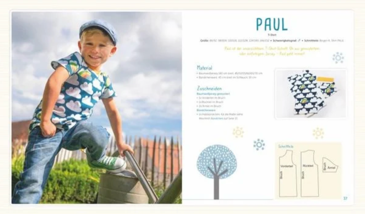 Farbenfrohe Jersey-Outfits für Kinder