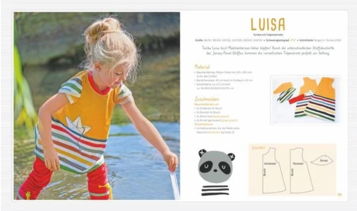 Farbenfrohe Jersey-Outfits für Kinder