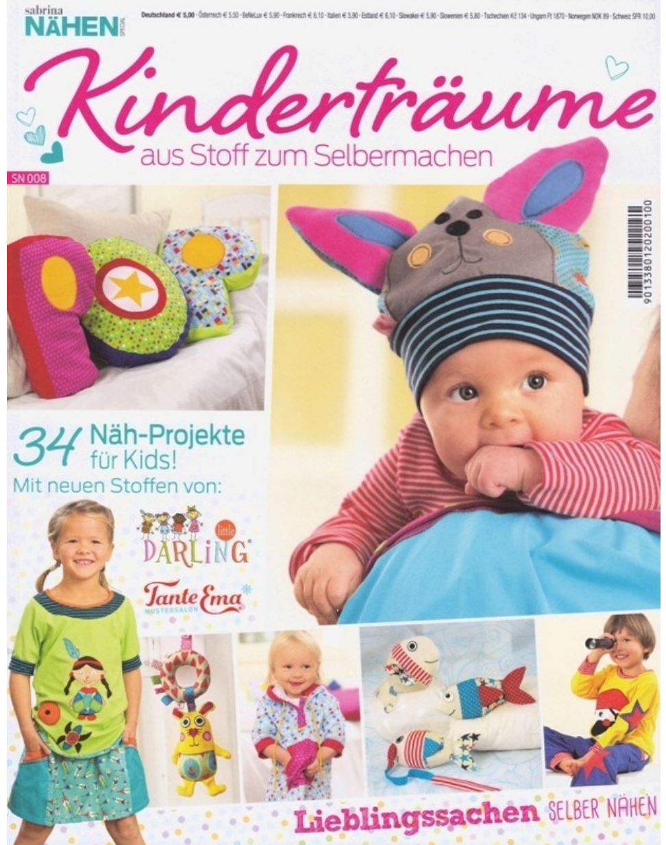 Zeitschrift Sabrina Nähen Special "Kinderträume aus Stoff zum Selbermachen"