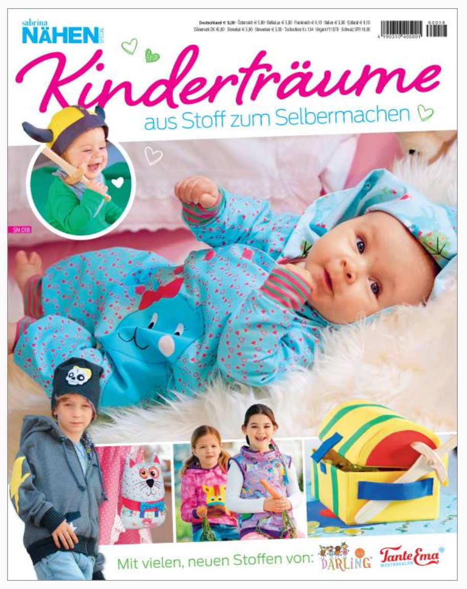 Zeitschrift Sabrina Nähen Special "Kinderträume aus Stoff zum Selbermachen"