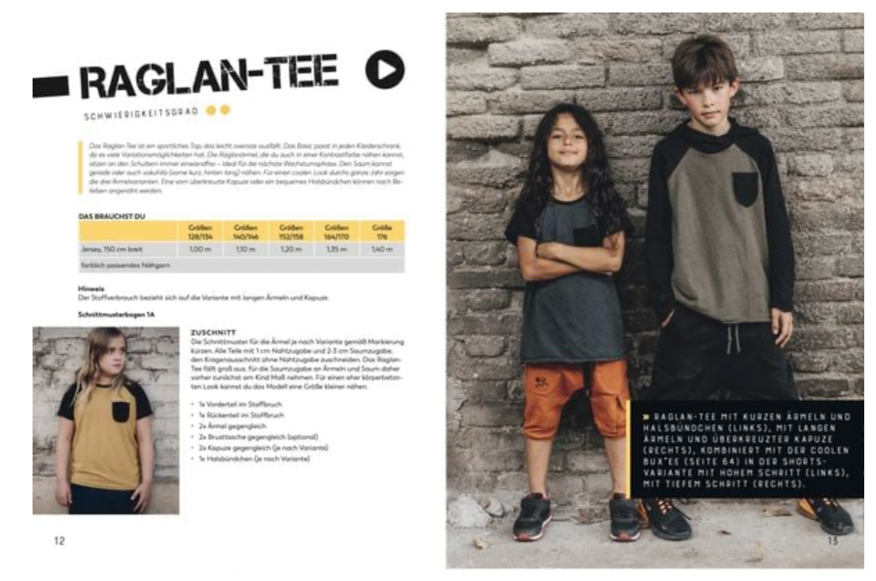 Lässige Styles für Kids nähen