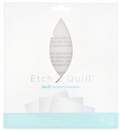 Etch Quill - Etch Plastik Blätter 6 Sheets transparent