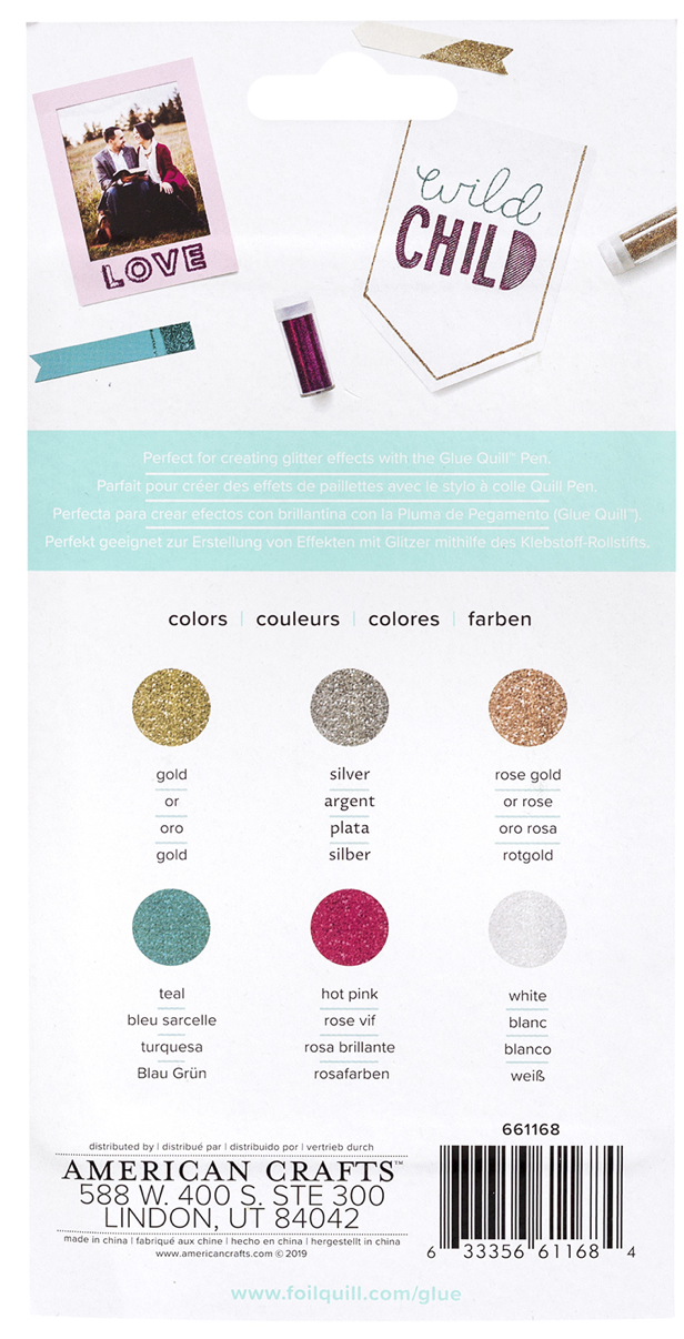 GLUE QUILL Glitter Metallic
