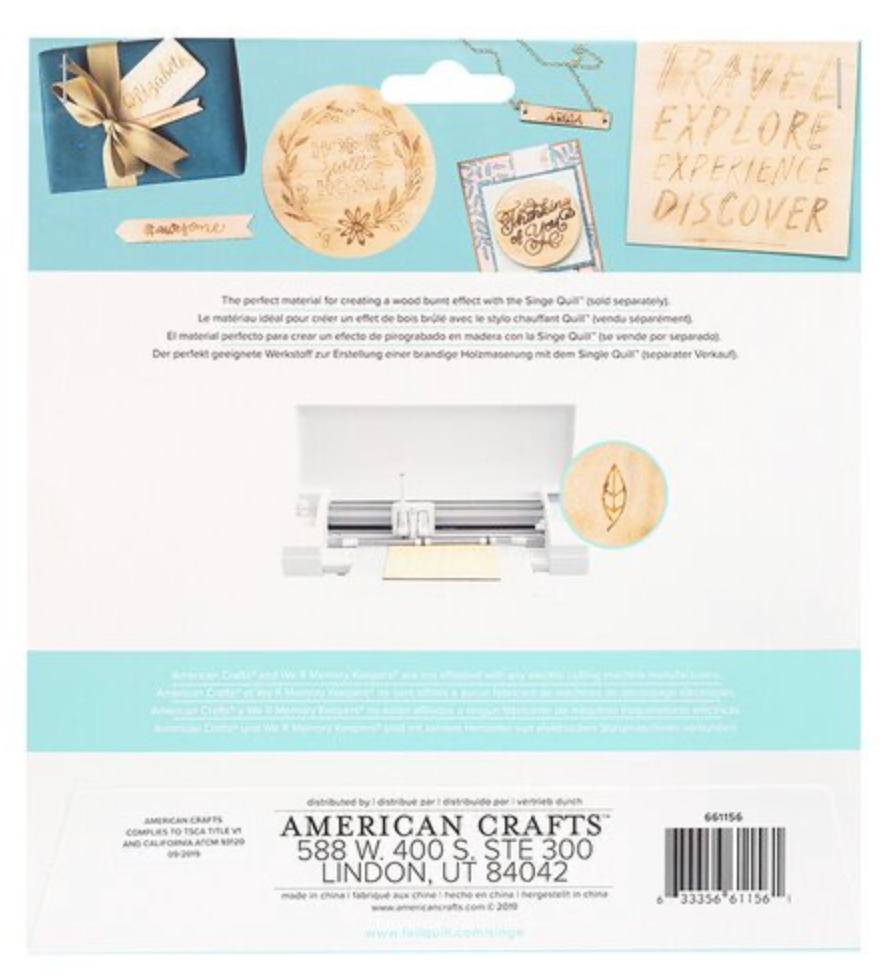 SINGE Quill Holzplatten ( Wood Sheets)