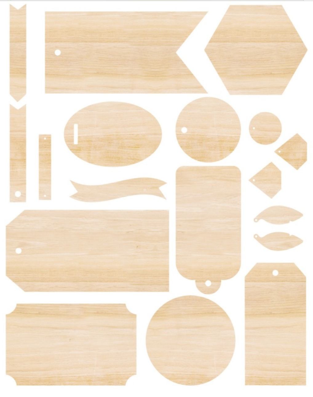 SINGE Quill Holzanhänger (wood ephemera)