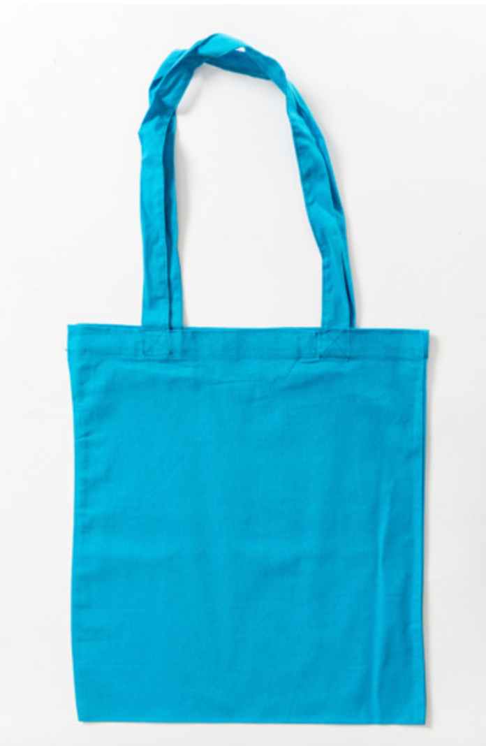 Baumwolltasche 38x42 langer Henkel