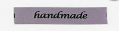 Einnähetikette "Handmade"