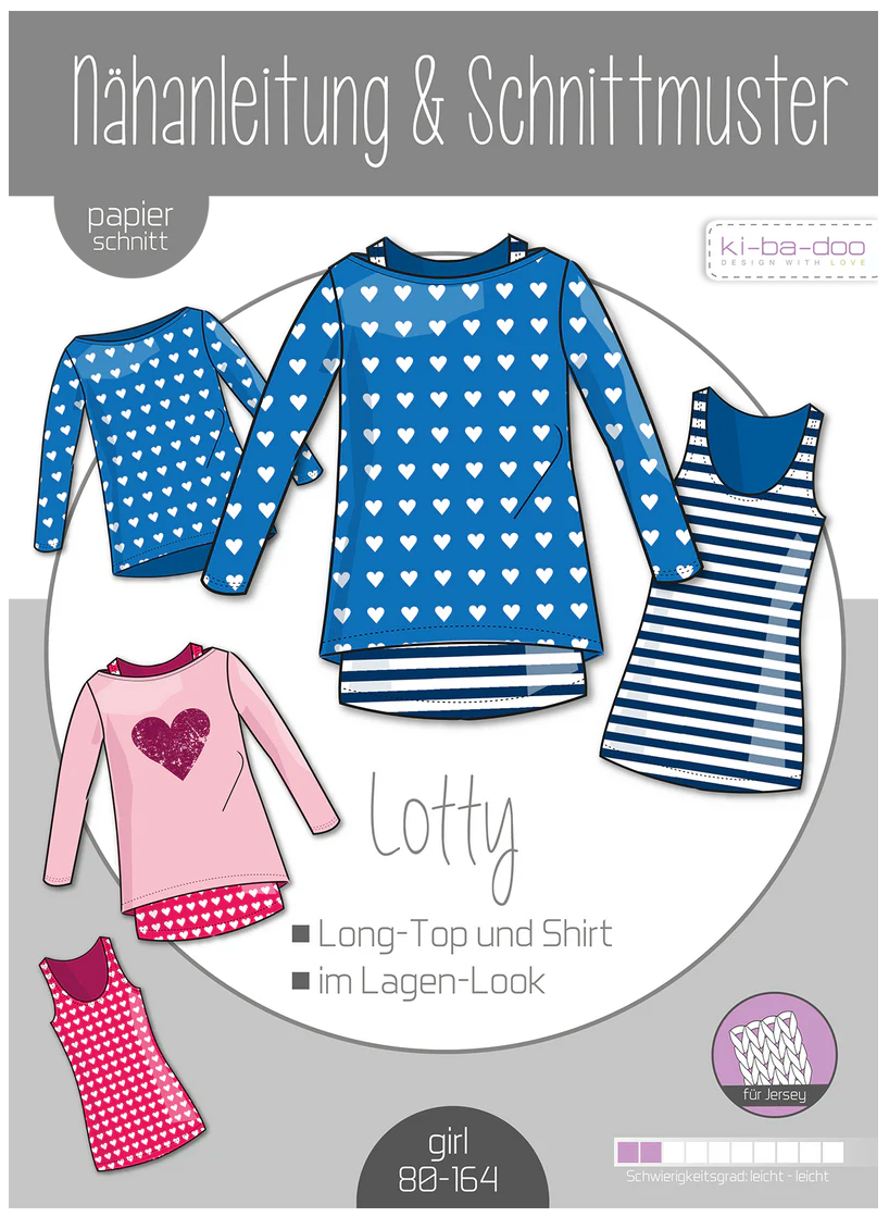 Schnittmuster, Lotty, Gr. 80-164