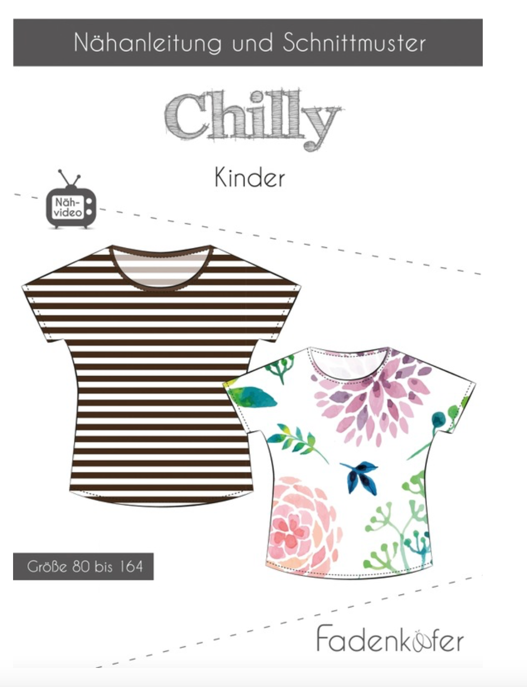Schnittmuster, Chilly Kinder Shirt, Gr 80-164