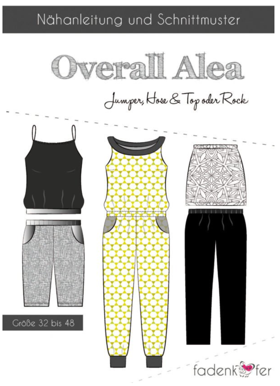 Schnittmuster, Alea Overall, Gr 32-48