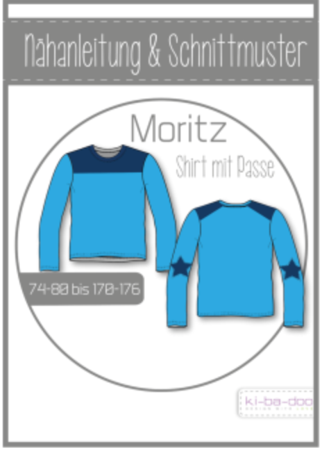 Schnittmuster, Moritz Shirt, Gr 74/80-158/164