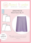 Schnittmuster, Lillesol Jerseyrock, No 71, Gr 80-164