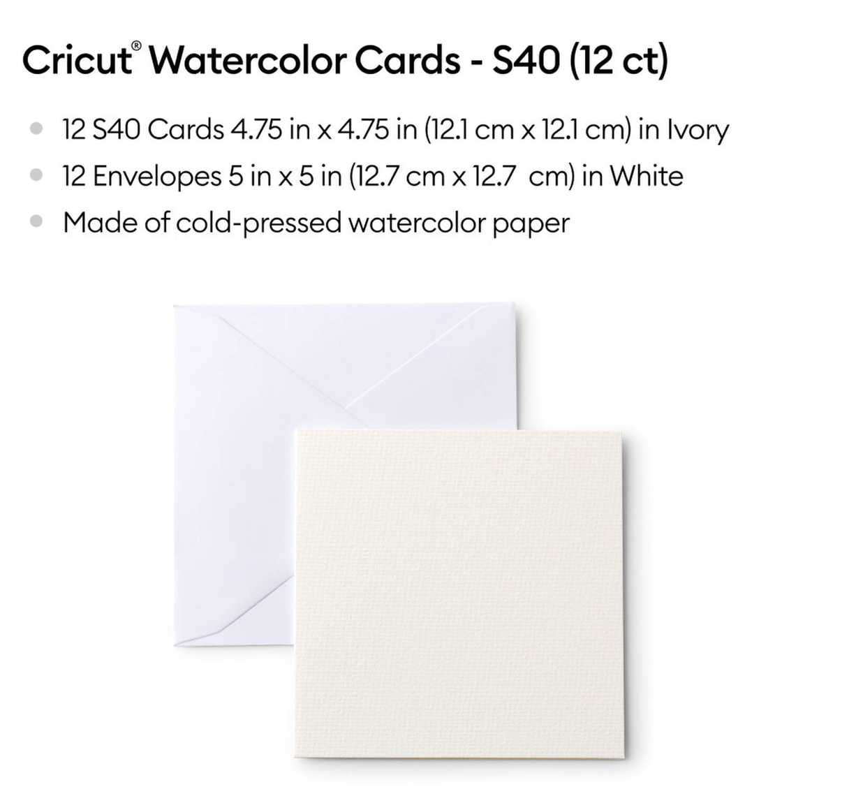 Cricut Aquarellkarten / Watercolor Cards - S40