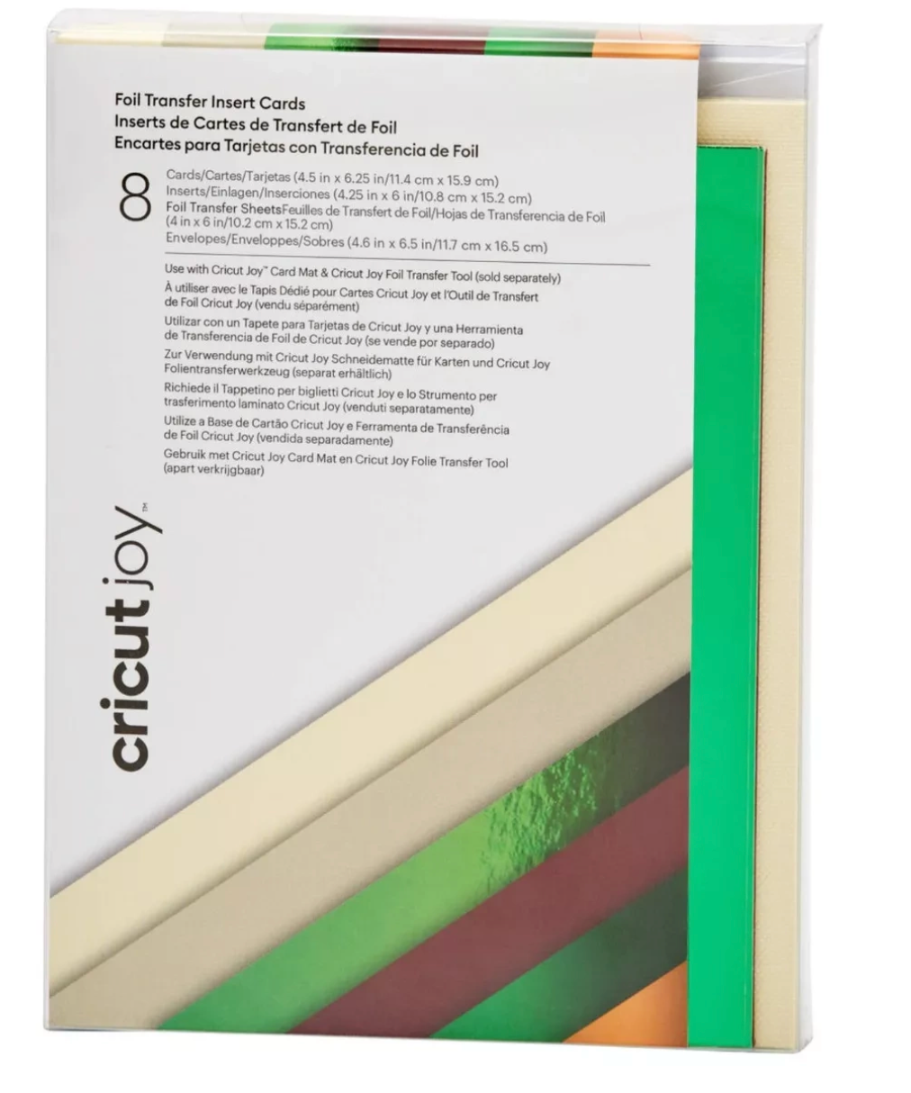 Cricut Joy Einlegekarten / Foil Transfer Insert Cards, Cameron Sampler