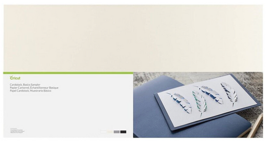 Cricut Cardstock Neutrals Sampler,30.5 x 61cm, 24 Blatt