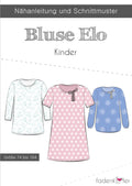 Schnittmuster, Elo Kinder Bluse, Gr 74-164