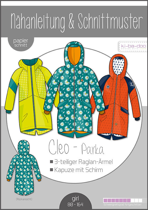 Schnittmuster, Cleo - Parka, Gr. 86-164